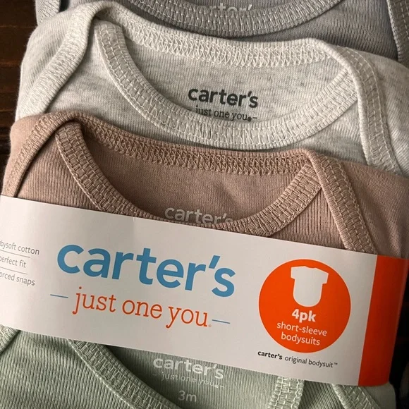 Carter's NEW Onesies & Socks Bundle - Picture 2 of 3